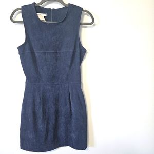 90s faux saude smock dress